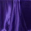 90x132Inch Purple Satin Seamless Rectangular Tablecloth