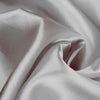 90x132Inch Silver Satin Seamless Rectangular Tablecloth#whtbkgd