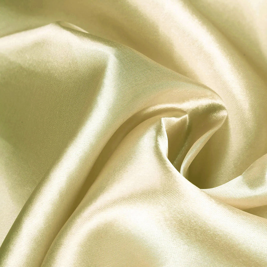 90x156 Champagne Satin Rectangular Tablecloth#whtbkgd