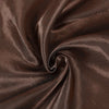 90x156 Chocolate Satin Rectangular Tablecloth#whtbkgd