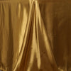 90x156 inches Gold Satin Rectangular Tablecloth