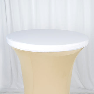 White Spandex Table Cover for Every Occasion