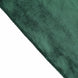 120inch Hunter Emerald Green Seamless Premium Velvet Round Tablecloth, Reusable Linen