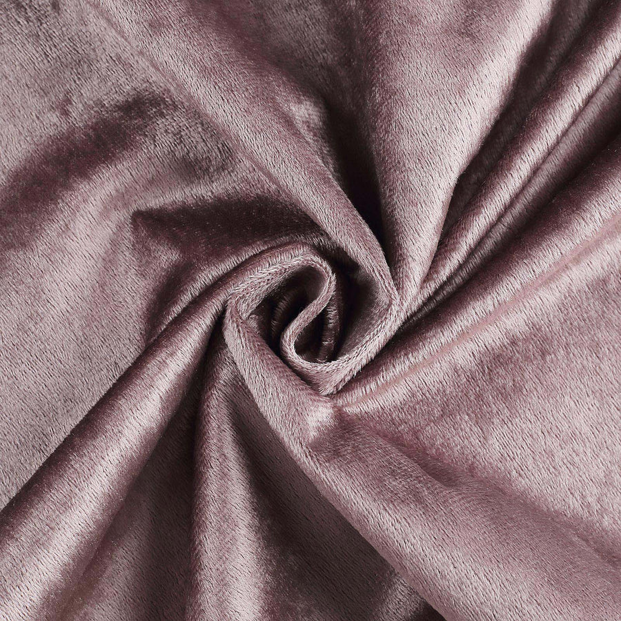 120inch Mauve Seamless Premium Velvet Round Tablecloth, Reusable Linen#whtbkgd