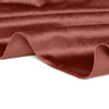 120Inch Terracotta Seamless Premium Velvet Round Tablecloth, Reusable Linen