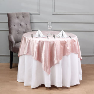 Enhance Your Event Ambiance with the Blush Square Tablecloth
