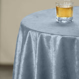 54inch x 54inch Dusty Blue Seamless Premium Velvet Square Table Overlay, Reusable Linen#whtbkgd
