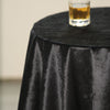 54Inchx 54Inch Black Seamless Premium Velvet Square Table Overlay, Reusable Linen#whtbkgd
