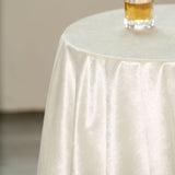 54inch x 54inch Ivory Seamless Premium Velvet Square Tablecloth, Reusable Linen#whtbkgd
