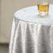 54inch x 54inch Silver Seamless Premium Velvet Square Tablecloth, Reusable Linen#whtbkgd