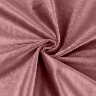 Create Unforgettable Moments with the Dusty Rose Velvet Tablecloth