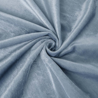 Create Unforgettable Memories with the Dusty Blue Velvet Tablecloth