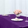 90x132Inch Purple Seamless Premium Velvet Rectangle Tablecloth, Reusable Linen