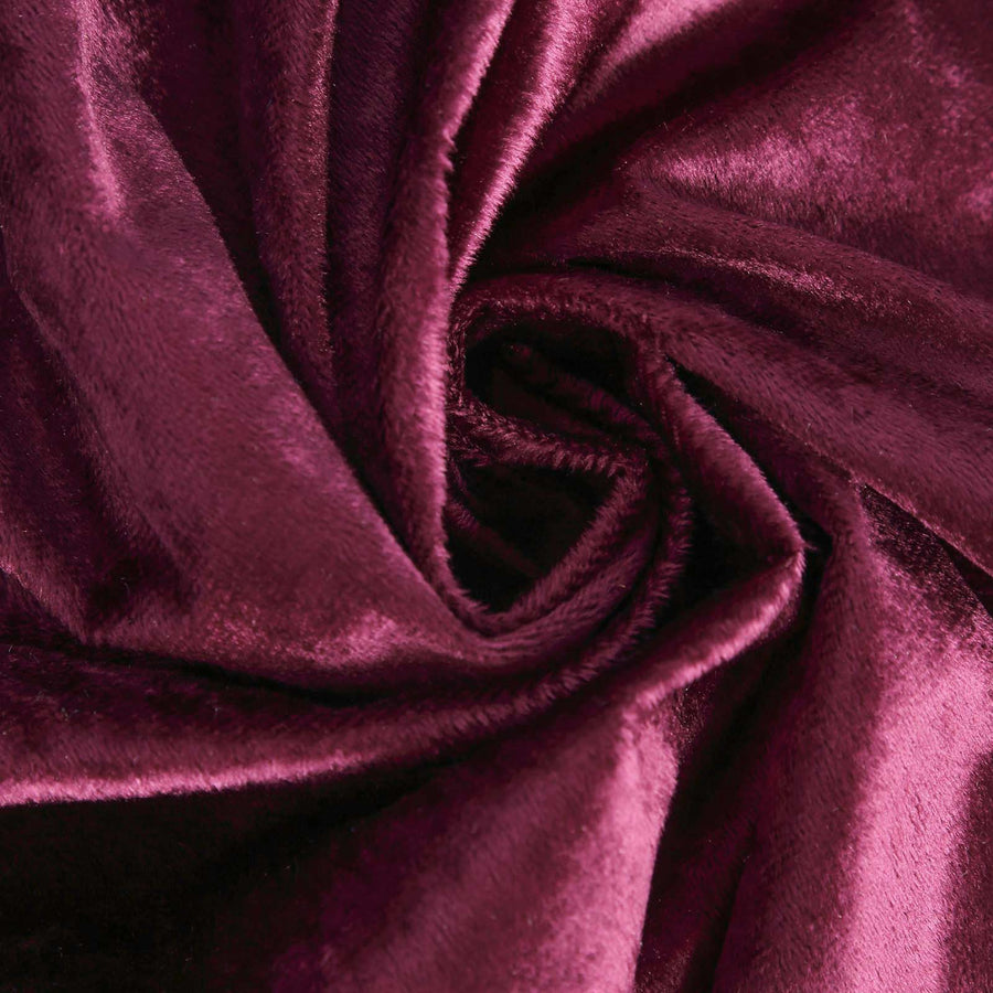 90inch x132inch Eggplant Seamless Premium Velvet Rectangle Tablecloth, Reusable Linen#whtbkgd