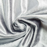 90inch x132inch Silver Seamless Premium Velvet Rectangle Tablecloth, Reusable Linen#whtbkgd