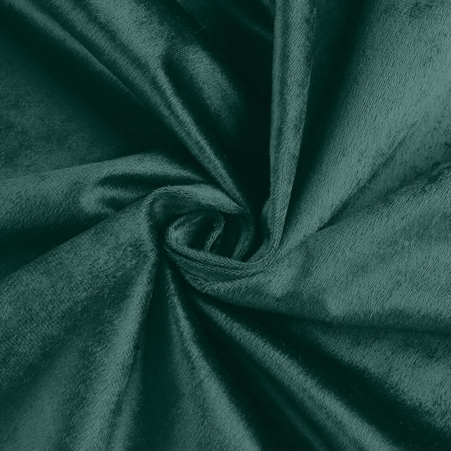 90inch x 156inch Hunter Emerald Green Seamless Premium Velvet Rectangle Tablecloth, Reusable Linen#whtbkgd