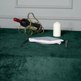 90inch x 156inch Hunter Emerald Green Seamless Premium Velvet Rectangle Tablecloth, Reusable Linen