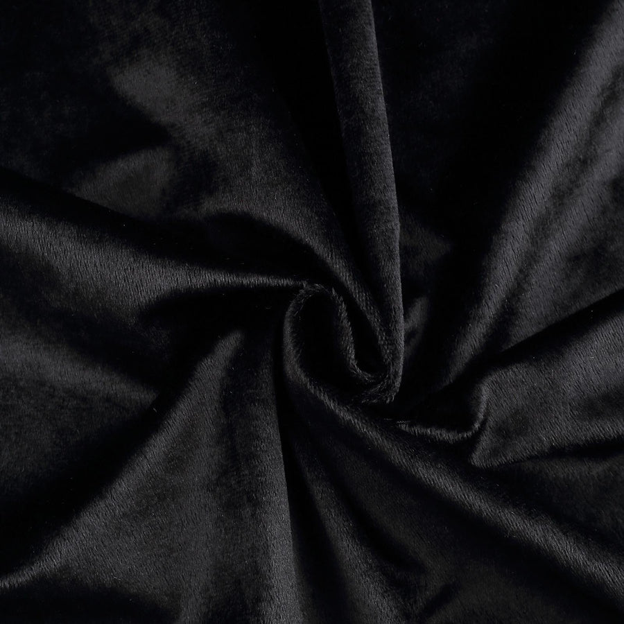 90inch x 156inch Black Seamless Premium Velvet Rectangle Tablecloth, Reusable Linen#whtbkgd