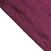 90inch x 156inch Eggplant Seamless Premium Velvet Rectangle Tablecloth, Reusable Linen