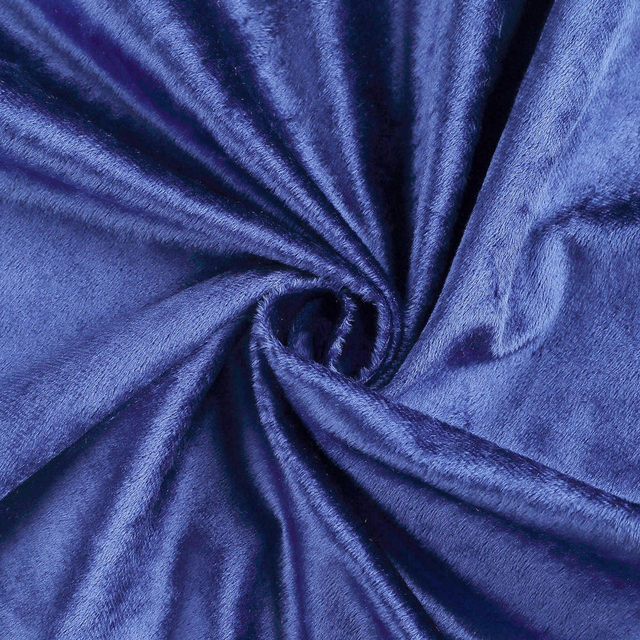 90inch x 156inch Royal Blue Seamless Premium Velvet Rectangle Tablecloth, Reusable Linen#whtbkgd