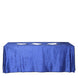 90inch x 156inch Royal Blue Seamless Premium Velvet Rectangle Tablecloth, Reusable Linen