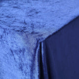 90inch x 156inch Royal Blue Seamless Premium Velvet Rectangle Tablecloth, Reusable Linen