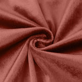 Terracotta (Rust) Seamless Premium Velvet Rectangle Tablecloth, Reusable Linen - 90x156inch#whtbkgd
