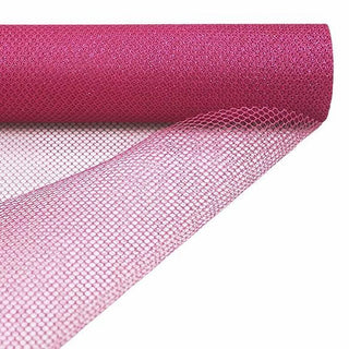 Add a Pop of Color with Fuchsia Polyester Hex Deco Mesh