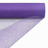 19"x 10 Yards | Purple | Polyester Hex Deco Mesh Rolls | Mesh Netting Fabric | Waffle Weave Fabric by the Yard#whtbkgd