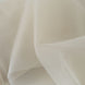 108inch x50 Yards Beige Tulle Fabric Bolt, Sheer Fabric Spool Roll For Crafts