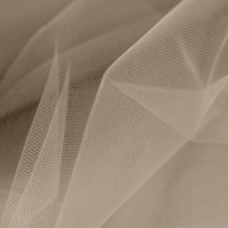Elegant Taupe Tulle Fabric Bolt for Stunning Event Decor