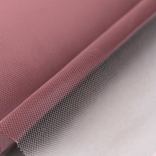 Unleash Your Creativity with Dusty Rose Tulle Fabric Bolt