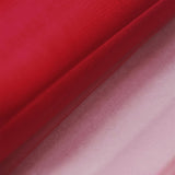 12inches x 100 Yards Red Tulle Fabric Bolt, Sheer Fabric Spool Roll For Crafts