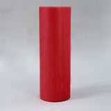 12inches x 100 Yards Red Tulle Fabric Bolt, Sheer Fabric Spool Roll For Crafts