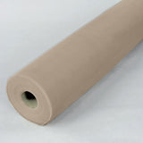 18inchx100 Yards Taupe Tulle Fabric Bolt, Sheer Fabric Spool Roll For Crafts