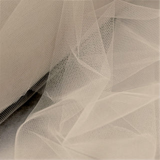 Elegant Taupe Tulle Fabric Bolt for Stunning Event Décor