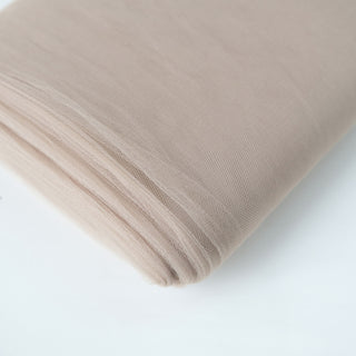 High-Quality Taupe Tulle Fabric Bolt for Unforgettable Parties