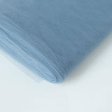 54inch x40 Yards Dusty Blue Tulle Fabric Bolt, DIY Crafts Sheer Fabric Roll