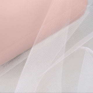 Blush Tulle Fabric Bolt for Stunning Event Décor