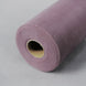 6Inchx100 Yards Violet Amethyst Tulle Fabric Bolt, Sheer Fabric Spool Roll For Crafts