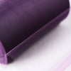 6Inchx100 Yards Eggplant Tulle Fabric Bolt, Sheer Fabric Spool Roll For Crafts
