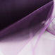 6Inchx100 Yards Eggplant Tulle Fabric Bolt, Sheer Fabric Spool Roll For Crafts#whtbkgd