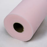 6Inchx100 Yards Pink Tulle Fabric Bolt, Sheer Fabric Spool Roll For Crafts