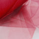 6Inchx100 Yards Red Tulle Fabric Bolt, Sheer Fabric Spool Roll For Crafts