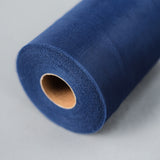 6Inchx100 Yards Royal Blue Tulle Fabric Bolt, Sheer Fabric Spool Roll For Crafts