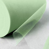 6Inchx100 Yards Sage Green Tulle Fabric Bolt, Sheer Fabric Spool Roll For Crafts