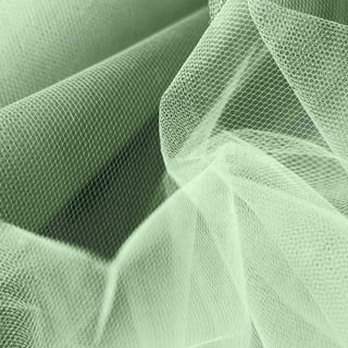 Enhance Your Party Decor with Sage Green Tulle Fabric Bolt