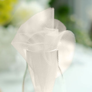 Create Charming Party Favors with Taupe Sheer Nylon Tulle Circles