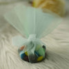25 Pack | 9" Sheer Nylon Tulle Circles,  DIY Gift Packaging Wedding Favor Wraps - Mint