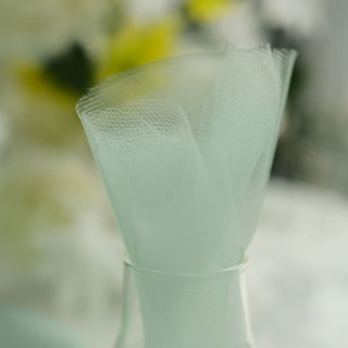 Unleash Your Creativity with Mint Sheer Nylon Tulle Circles